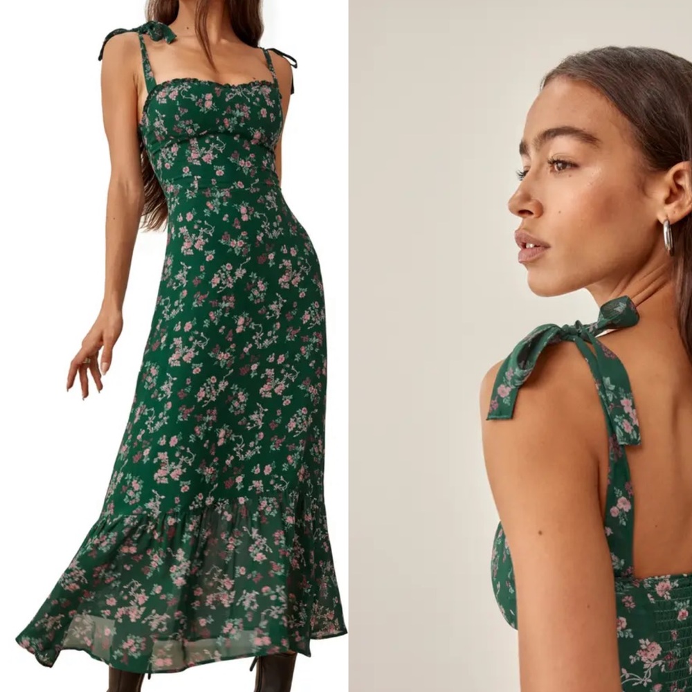 Reformation Nikita Floral Dress